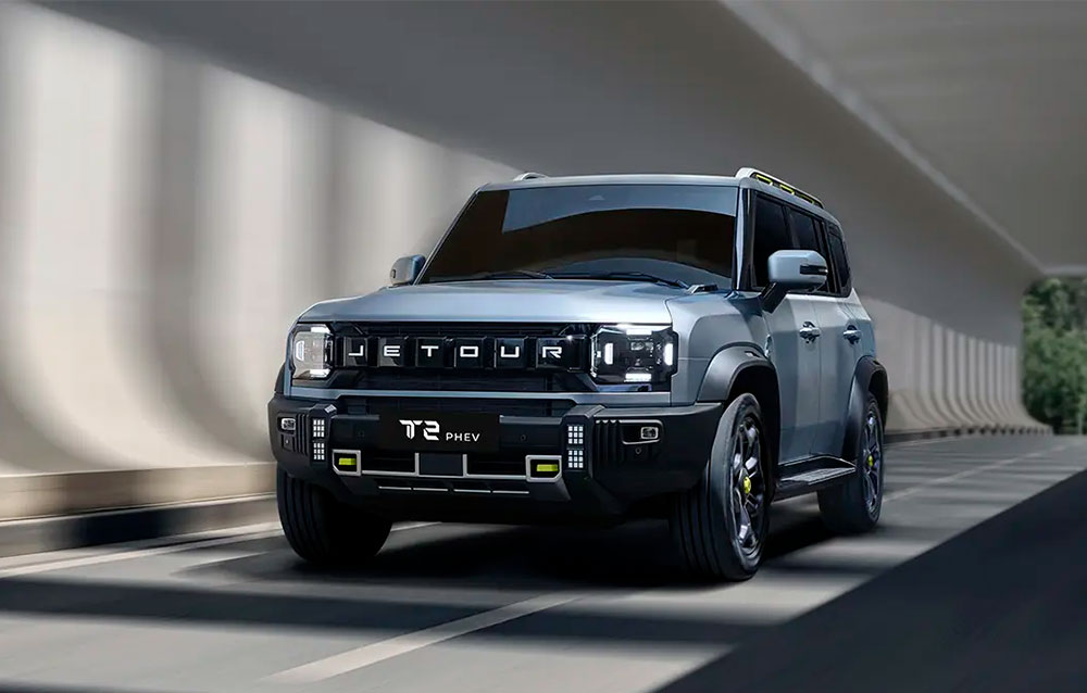 Jetour T2 PHEV en carretera